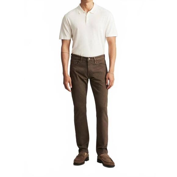 NEW MAVI marcus slim straight leg jeans in brown athletic